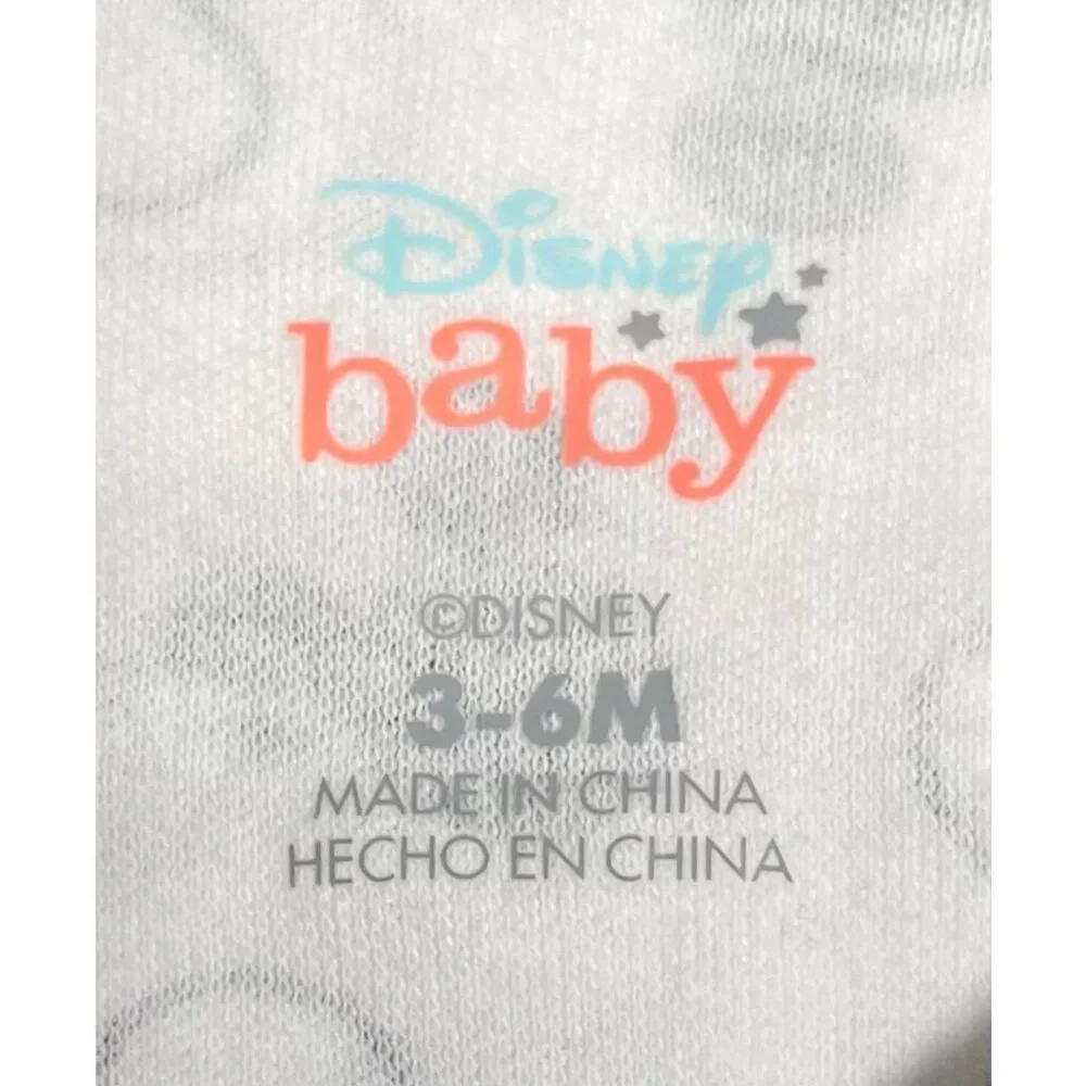 Disney Baby Black And White Mickey Heads Bodysuit   Boys Size 3/6 Months